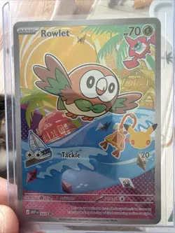 Rowlet MEP043 - 2026 First Partners Illustration Promo Alola - Pokemon Card NM - Image 1