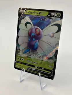 Pokemon TCG Butterfree V 001/189 Darkness Ablaze Card Ultra Rare NM - Image 2