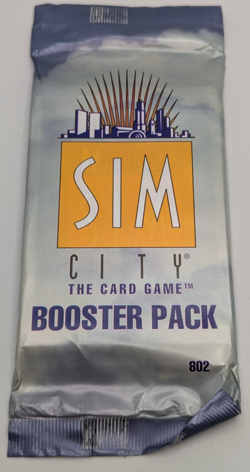 Sim City Trading Card Game TCG CCG - Lot of 14 Vintage Sealed Booster Packs - Image 2