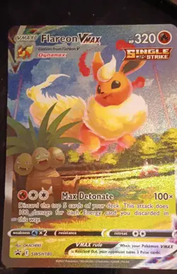 Flareon VMAX SWSH180 SWSH: Sword & Shield Promo Cards Holo - Image 1