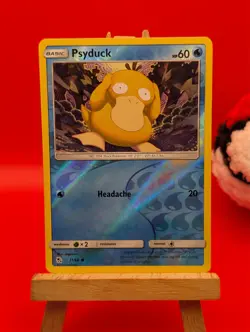 Psyduck 11/68 Reverse Holo Hidden Fates Pokemon Card - Image 2