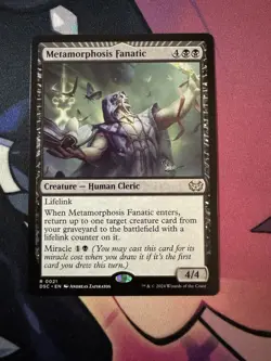 MTG - METAMORPHOSIS FANATIC - NM - Commander: Duskmourn DSC Rare #21 Non Foil - Image 1
