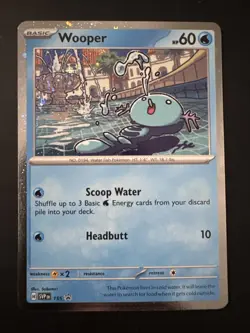 Wooper 155 Sv: Scarlet & Violet Promo Cards Cosmos Holo - Image 3