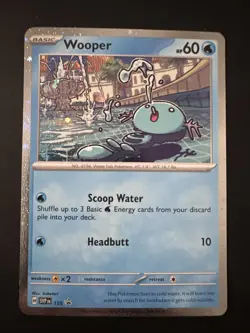 Wooper 155 Sv: Scarlet & Violet Promo Cards Cosmos Holo - Image 5