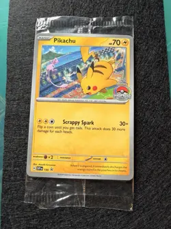 ⚡ SEALED Pikachu SVP190 Black Star SV Promo Play League Pokemon Card TCG Mint - Image 1