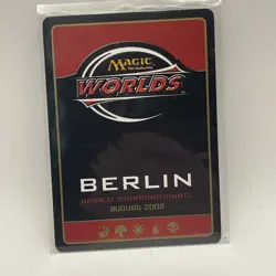 Doomed Necromancer black creature Onslaught MtG Magic: The Gathering 2003 Worlds - Image 2