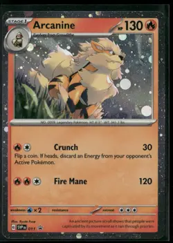 Arcanine - SV: Scarlet & Violet Promo Cards 011 Holo NM - Image 1