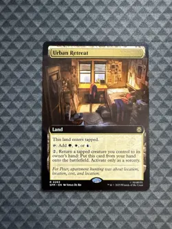 MTG Urban Retreat #0283 Extended Art Rare Marvel’s Spider-Man (SPM) - Image 1