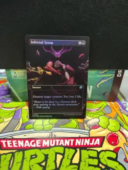 Infernal Grasp Borderless Foil Innistrad Remastered Uncommon NM - Image 1