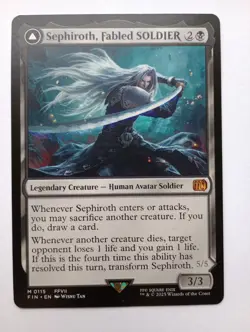 MTG - 1x Sephiroth Fabled Soldier - Final Fantasy - NM - Image 1