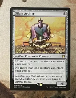 Wizards of the Coast Silent Arbiter C20 250/322 Rare Regular Colorless EN 2020 - Image 1