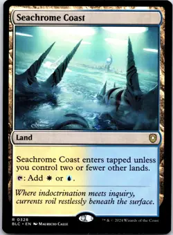 Seachrome Coast 328 Rare Commander: Bloomburrow Magic: The Gathering Near Mint - Image 1