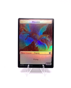 MTG Contract Pegasus Foil Double-Sided Token Strixhaven Commander NM - Image 2