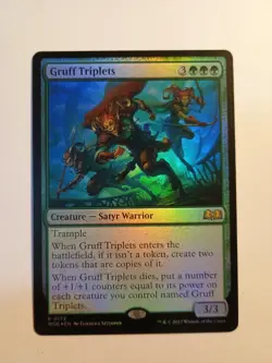 Gruff Triplets Foil 0172 Mtg Magic The Gathering Rare WOE NM - Image 1