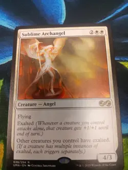 Sublime Archangel 38 Rare Ultimate Masters Magic: The Gathering Near Mint - Image 1