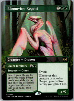 Bloomvine Regent (Borderless) R Tarkir: Dragonstorm 381 NM - Image 1