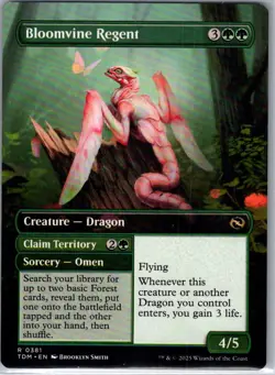Bloomvine Regent (Borderless) R Tarkir: Dragonstorm 381 NM - Image 2