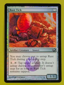FOIL Rust Tick x1 Scars of Mirrodin 1x Magic the Gathering MTG - Image 1