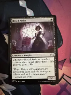 Blood Artist 0132 Commander: Duskmourn: House of Horror DSC MTG Magic - Image 1