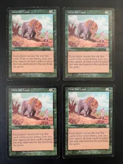MTG- Clear the Land x4 - Mercadian Masques - Image 1
