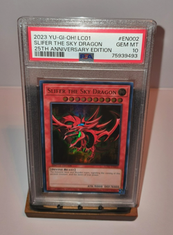Yu-Gi-Oh! 2023 Slifer the Sky Dragon LC01-EN002 Limited Ed Ultra Rare PSA 10 - Image 2