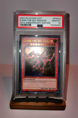 Yu-Gi-Oh! 2023 Slifer the Sky Dragon LC01-EN002 Limited Ed Ultra Rare PSA 10 - Image 3