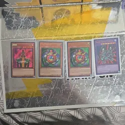 Yu-Gi-Oh! TCG Konami Metal Raiders Foil Lot (4) Jinzo Time Wizard - Image 1