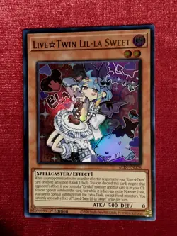 Yu-Gi-Oh! - Live Twin Lil-la Sweet - ALIN-EN028 - 1st Edition Ultra Rare Unplayd - Image 1