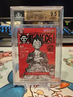 2025 One Piece Magazine Promo Vol 20 #ST21014 Monkey D. Luffy BGS 9.5 Gem Mint - Image 1