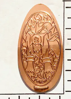 Entei Souvenir Medal Pokemon coin Ltd. Very Rare From Japan Nintendo F/S - Image 1