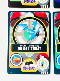 Pokemon Seal dass Card Lot 4 Sticker Game Very Rare From Japan BANDAI F/S - Image 4