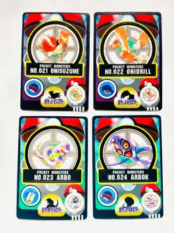 Pokemon Seal dass Card Lot 4 Sticker Game Very Rare From Japan BANDAI F/S - Image 1