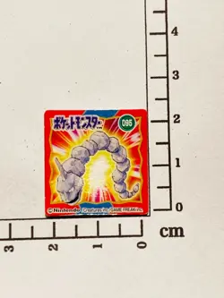 Onix Pokemon Minimi Card flake No. 095 Vrey Rare Japan Nintendo F/S - Image 2