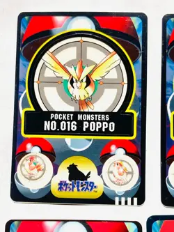 Pokemon Seal dass Card Lot 4 Sticker Game Very Rare From Japan BANDAI F/S - Image 2