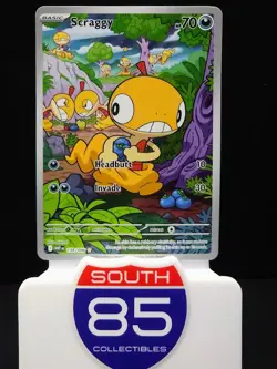 Pokemon White Flare Scraggy Illustration Card 138/086 English NM Holo - Image 1