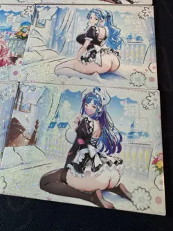 One Piece Set of 9 Collectible Character Anime Bikini Waifu Cards CCG Boa Nami - Image 5