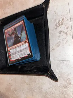 Magic the Gathering Cards (Two Complete Decks w/ Valet Tray) Sleeved And Mint - Image 5