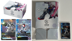 Gundam Card Game BKIT-01 Booster Kit Release Storage Box 01 GD01-005 GD01-088 - Image 1