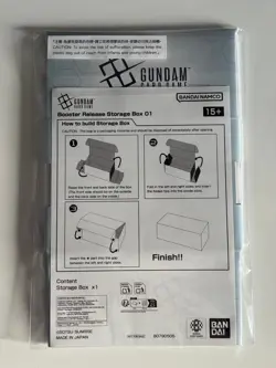 Gundam Card Game BKIT-01 Booster Kit Release Storage Box 01 GD01-005 GD01-088 - Image 4