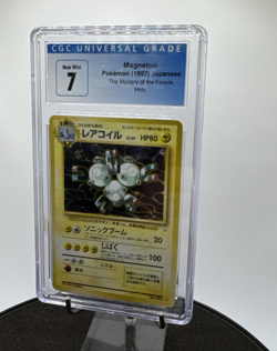 CGC 6 Magneton 082 Mystery of the Fossils 1997 Graded Japanese Pokemon Card TCG - Image 1