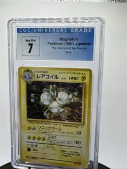 CGC 6 Magneton 082 Mystery of the Fossils 1997 Graded Japanese Pokemon Card TCG - Image 2