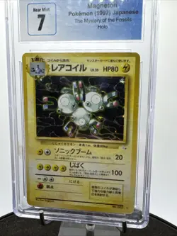CGC 6 Magneton 082 Mystery of the Fossils 1997 Graded Japanese Pokemon Card TCG - Image 3