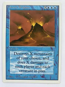 Volcanic Eruption [Unlimited] MTG ~Unplayed NM~ Vintage Magic - Actual Pic - Image 1