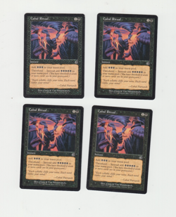 4x Cabal Ritual *Torment* MTG Magic the Gathering - Image 1