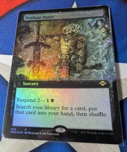 Profane Tutor Extended Art Foil MTG MH2 Modern Horizons 2 - Image 1