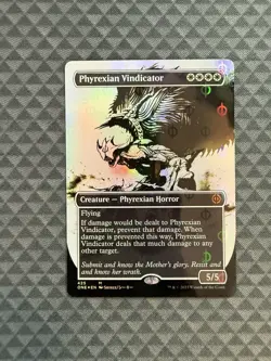 MTG Phyrexian Vindicator #425 Foil SAC Showcase Rare Phyrexia: AWBO (ONE) - Image 1