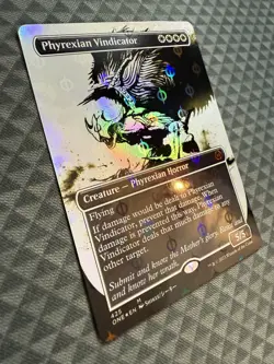 MTG Phyrexian Vindicator #425 Foil SAC Showcase Rare Phyrexia: AWBO (ONE) - Image 2