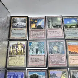Lot Of 27 1990s Magic The Gathering Lands All Types - Image 2