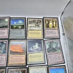 Lot Of 27 1990s Magic The Gathering Lands All Types - Image 3