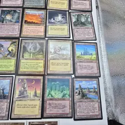 Lot Of 27 1990s Magic The Gathering Lands All Types - Image 4